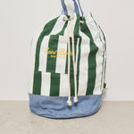 Borsa uomo a righe verde TRAVELBAG STRIPESPOPV51 MC2 SAINT BARTH 