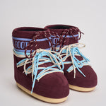 Stivale donna Icon Low Suede Burgundy 1409670 D013BURGUNDY MOON BOOT 