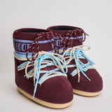 Stivale donna Icon Low Suede Burgundy 1409670 D013BURGUNDY MOON BOOT 