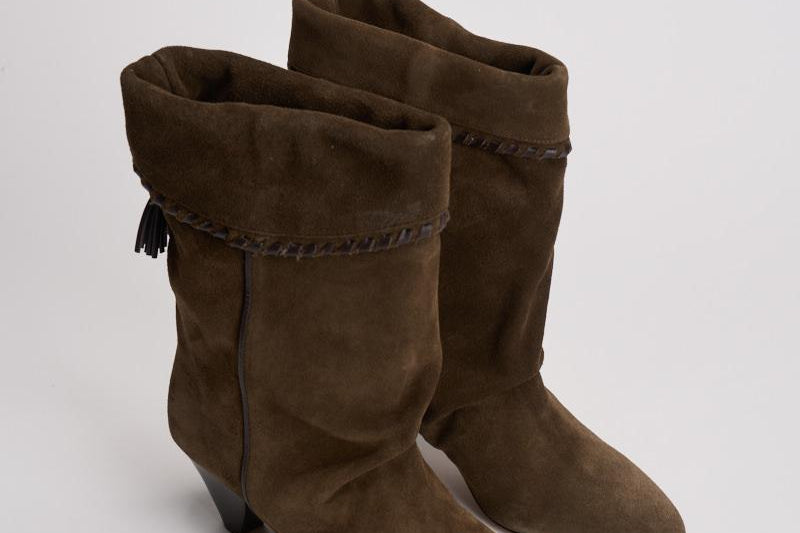 Stivale in camoscio drappeggiato BO0188FB C1A20S50BZ ISABEL MARANT 