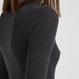 Dolcevita donna grigio a costine D512552X LEILA020ANTRACITE P.a.r.o.s.h. 