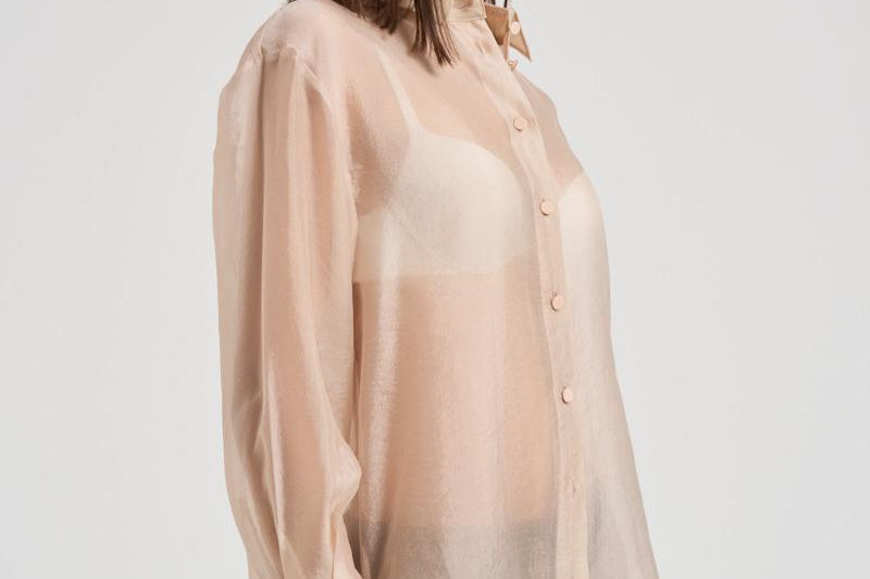 Camicia trasparente donna 14096 0265BOROTALCO FORTE FORTE 