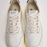 Sneakers uomo Medalist Low bianca e blu AULM BJ03 AUTRY 