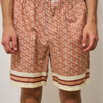 Bermuda uomo monogram rosa GH9928 F9I LACOSTE 