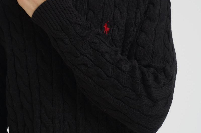 Maglia uomo girocollo nera 710775885 012 RALPH LAUREN 