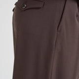 Pantalone sartoriale in lana donna GEM11S37 MORO NINE IN THE MORNING 