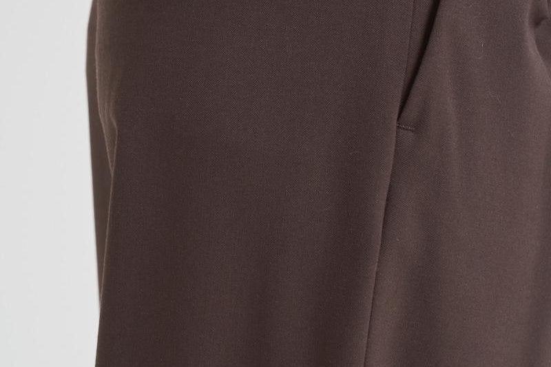 Pantalone sartoriale in lana donna GEM11S37 MORO NINE IN THE MORNING 