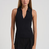 Top a coste scollo a V donna KENZIE BLACK IRO 