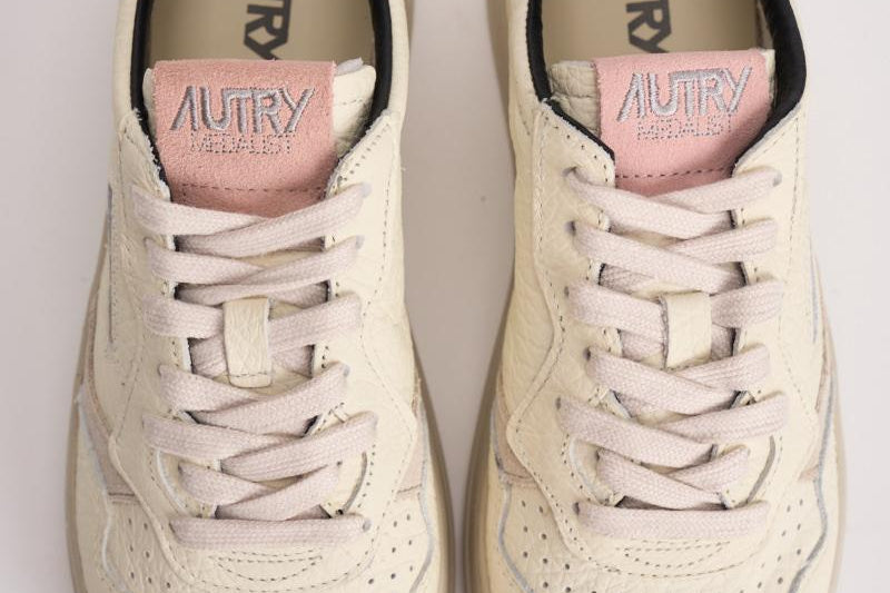 Sneakers donna Medalist panna, argento e rosa AULW LE18 AUTRY 