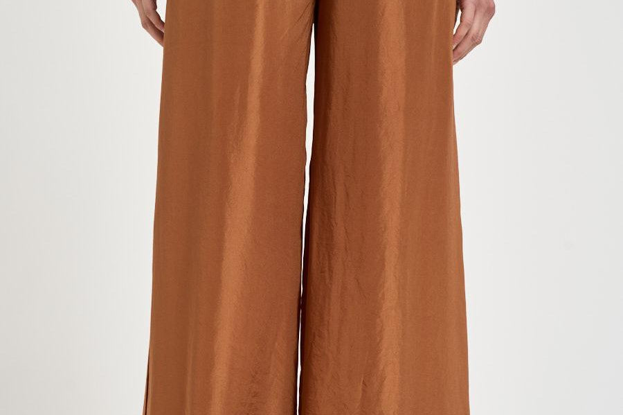 Pantalone donna satinato coccio 14862 3075 FORTE FORTE 