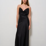 Abito donna Brigitte nero 625SS6602S BLACK DANAME 