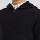 Felpa Sakoji uomo nera M24300021 BLACKMEL SAMSØE SAMSØE 