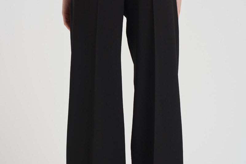 Pantalone con pence donna 14049 8005NERO FORTE FORTE 