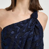 Top donna drappeggiato blu HT0874FA D2K04IFADEDNIGHT ISABEL MARANT 