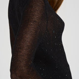 Top a coste in lurex KERRIA FULLBLACK IRO 