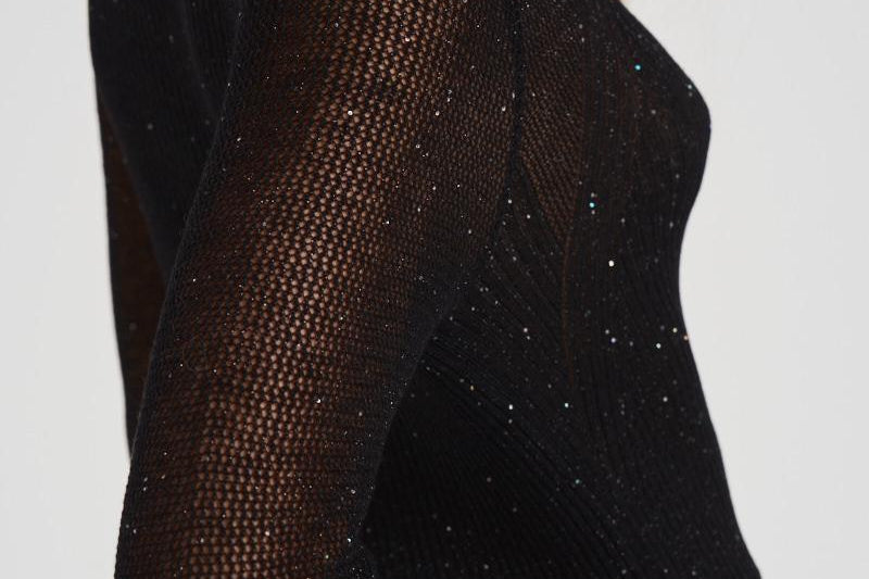 Top a coste in lurex KERRIA FULLBLACK IRO 