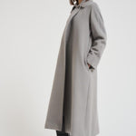 Cappotto donna lungo Tenzone grigio TENZONE 032 MAX MARA STUDIO 