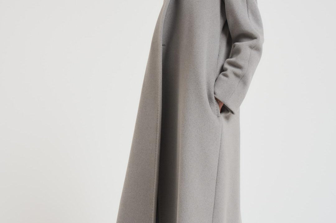 Cappotto donna lungo Tenzone grigio TENZONE 032 MAX MARA STUDIO 