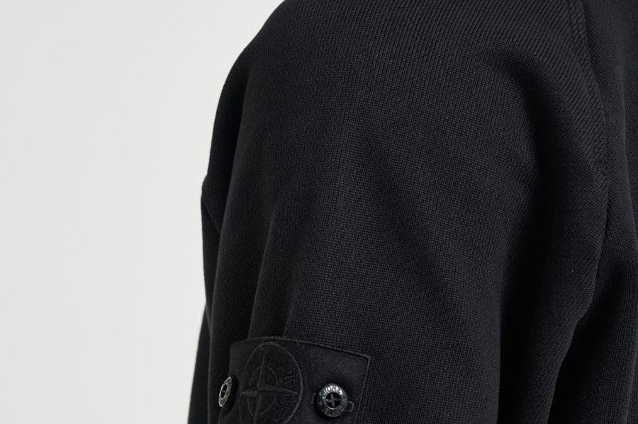 Felpa uomo girocollo nera 6100028 S0F42V0029 STONE ISLAND 