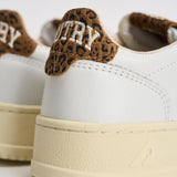 Sneakers Medalist Low donna bianche e animalier AULW HJ02 AUTRY 