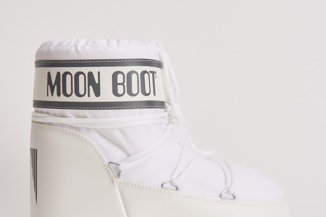 Stivale donna da neve bianco in nylon 1409340 A009WHITE MOON BOOT 