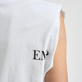 T-shirt donna bianca con scritte MA70P 270 ELISABETTA FRANCHI 