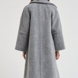 Cappotto donna teddy grigio chiaro CA000583D 9420 HERNO 