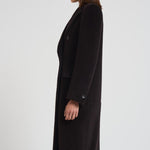 Cappotto donna doppiopetto marrone scuro JOLECC E30004MORO TAGLIATORE 