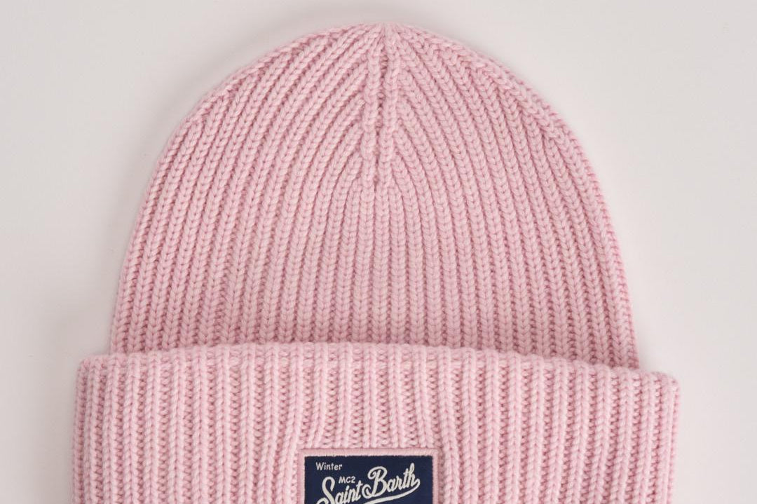 Berretto donna berry w a coste rosa BERRY SBW21 MC2 SAINT BARTH 