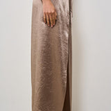 Gonna donna lunga satinata tortora 31125 8934 FILIPPA K 