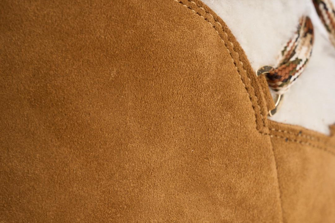 Stivale donna da neve cammello e bianco 1409580 MA03WHISKYOFFWHITE MOON BOOT 