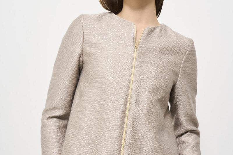 Giacca donna in lurex beige GI000290D 1985 HERNO 