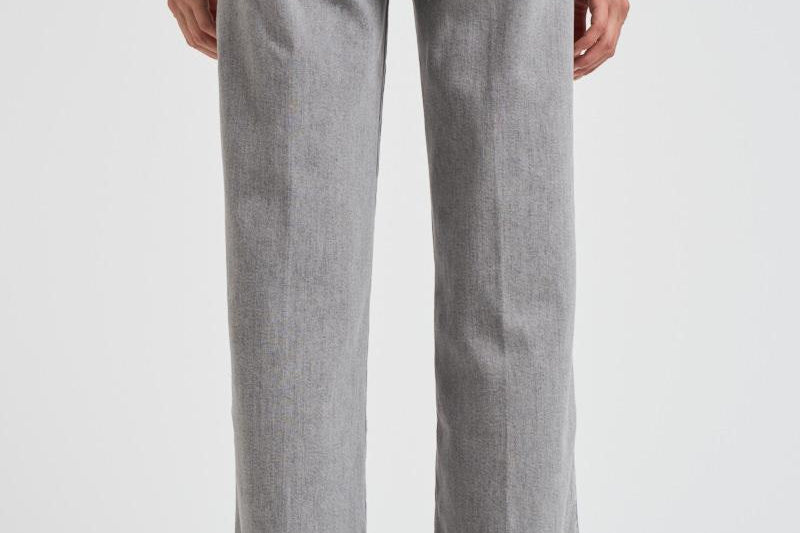 Jeans donna a palazzo in denim grigio 7UG20C66 U71BG 7 for all Mankind 