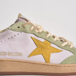 Sneakers donna Ball Star grigia e gialla GWF00117 F00814583251 GOLDEN GOOSE 