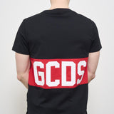 T-shirt uomo girocollo nera B1XM2314JA3 99 GCDS 