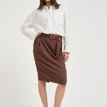 Camicia donna Glenda bianca F6SK23 A01 LIVIANA CONTI 