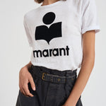 T-shirt donna bianca Koldi TS0004FA A1N09E20WH MARANT ETOILE 