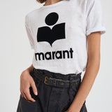 T-shirt donna bianca Koldi TS0004FA A1N09E20WH MARANT ETOILE 