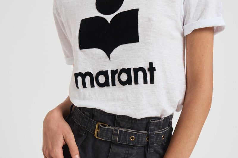 T-shirt donna bianca Koldi TS0004FA A1N09E20WH MARANT ETOILE 