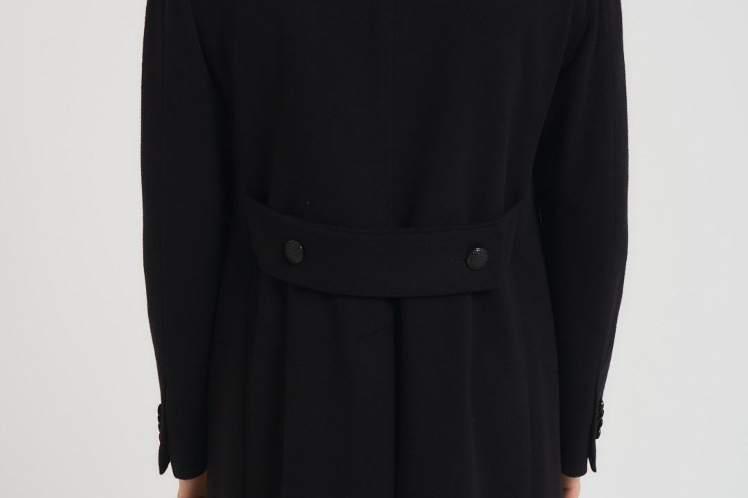 Cappotto uomo doppiopetto nero ARDEN 350001N5051 TAGLIATORE 