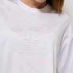 T-shirt donna girocollo bianca MA60N 270 ELISABETTA FRANCHI 