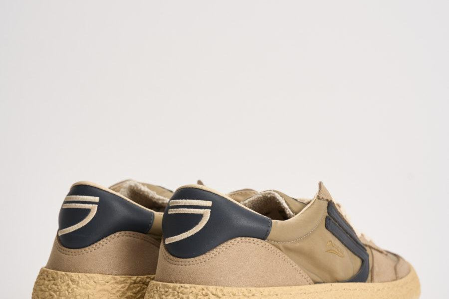 Sneakers uomo Vintage Whale in pelle verde VINTAGE GOLDENVERDE PURAAI 