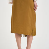 Gonna donna a portafoglio senape 106887 A3AYL25 PINKO 