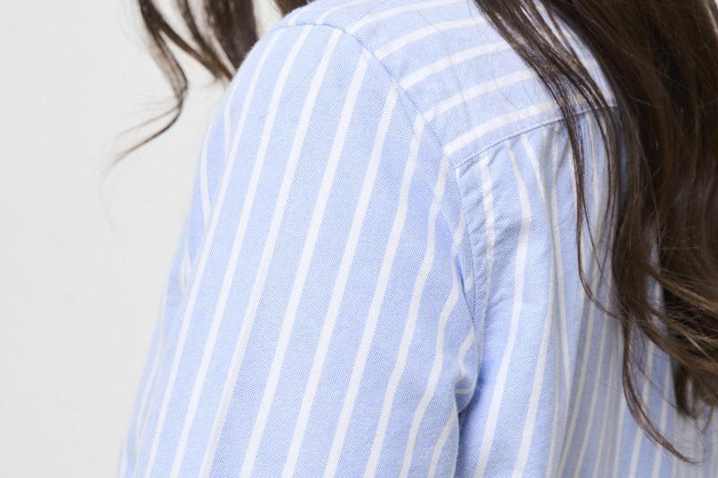 Camicia donna slim celeste 211891377 004 RALPH LAUREN 