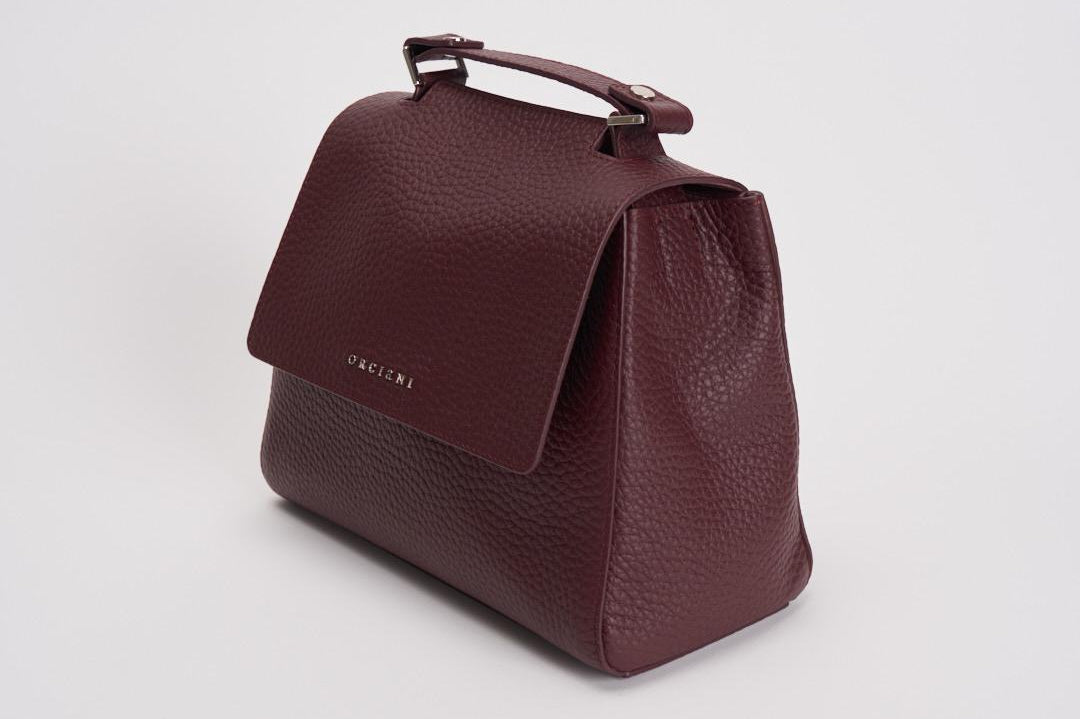 Borsa donna Sveva Soft Piccol a mano in pelle con tracolla chianti B01999SOF CHIANTI ORCIANI 
