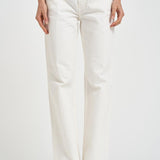 Jeans donna gamba dritta bianchi KOREABULL44 OFF WHITE HAIKURE 