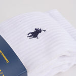 Calzino uomo bianco con logo blu 449655211 003 RALPH LAUREN 