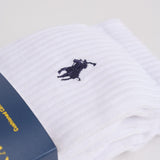 Calzino uomo bianco con logo blu 449655211 003 RALPH LAUREN 