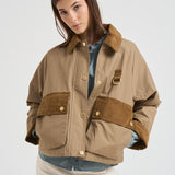 Giacca donna corta Phoebe beige LCA0371 BR31 BARBOUR 