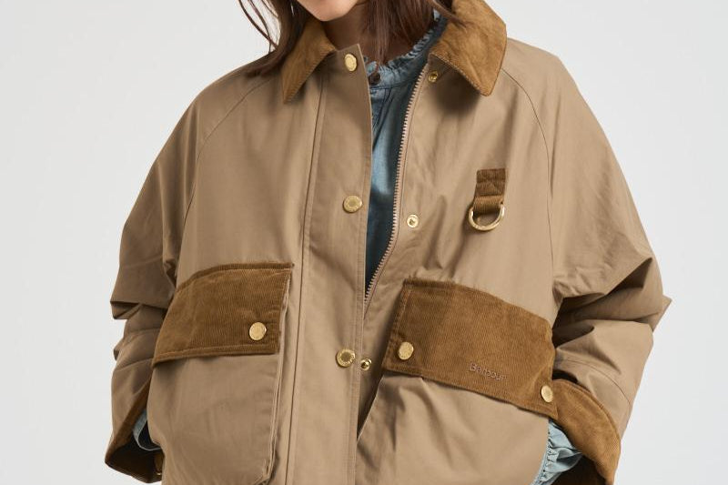 Giacca donna corta Phoebe beige LCA0371 BR31 BARBOUR 